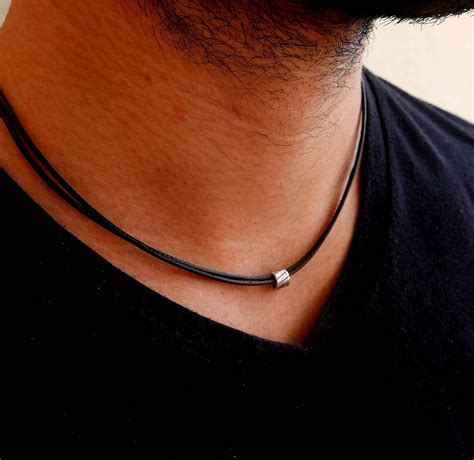 contemporary necklace for men.